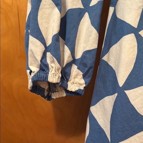 Rachel ZoeBlue Geometric Patterned Women's Dress - Picture 5 of 8